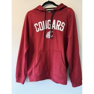 Washington State Cougars KA Knights Apparel Stitched Hoodie Sweatshirt Mens M
